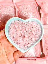 Load image into Gallery viewer, Rose Quartz Crystal Chip Bag