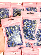 Load image into Gallery viewer, Lapis Lazuli Crystal Chip Bag