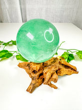 Load image into Gallery viewer, Green Emerald Fluorite Sphere (58B)