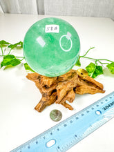 Load image into Gallery viewer, Green Emerald Fluorite Sphere (58B)