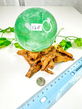 Load image into Gallery viewer, Green Emerald Fluorite Sphere (56E)