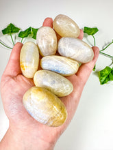 Load image into Gallery viewer, Belomorite Sunstone Moonstone Tumbled Stones