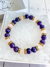 Load image into Gallery viewer, Lepidolite & Rose Quartz Custom Bracelet (S33G) Small