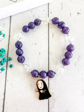 Load image into Gallery viewer, Lepidolite & Clear Quartz Custom Bracelet (S36F) Small