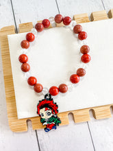 Load image into Gallery viewer, Red Jasper & Red Goldstone Custom Bracelet (S30X) Small