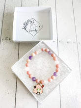 Load image into Gallery viewer, Pink Opal & Morganite & Amethyst Custom Bracelet (S36U) Small