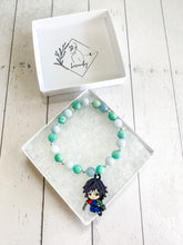 Load image into Gallery viewer, Amazonite & Blue Calcite Custom Bracelet (S38G) Small