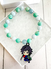 Load image into Gallery viewer, Amazonite & Blue Calcite Custom Bracelet (S38G) Small