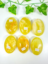 Load image into Gallery viewer, Lemon Calcite Palmstone (LC18-LC13)