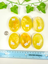 Load image into Gallery viewer, Lemon Calcite Palmstone (LC18-LC13)