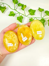 Load image into Gallery viewer, Lemon Calcite Palmstone (LC18-LC13)