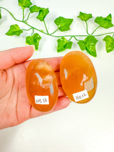 Load image into Gallery viewer, Honey Calcite Palmstone (HC15-HC12)