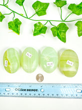 Load image into Gallery viewer, Pistachio Calcite Palmstone (PC16-PC13)