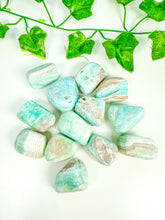 Load image into Gallery viewer, Blue Aragonite Tumbled Stones