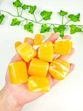 Load image into Gallery viewer, Orange Calcite Tumbled Stones