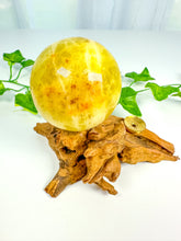 Load image into Gallery viewer, Lemon Calcite Sphere (LC36)