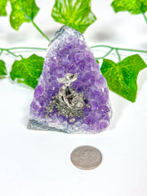 Load image into Gallery viewer, Amethyst Cutbase Pyrite Miner (22B)