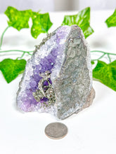 Load image into Gallery viewer, Amethyst Cutbase Pyrite Miner (22F)
