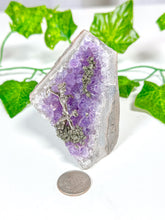 Load image into Gallery viewer, Amethyst Cutbase Pyrite Miner (22A)