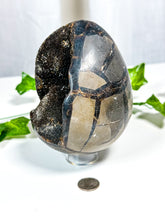 Load image into Gallery viewer, Druzy Septarian Geode Egg (85A)