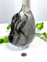 Load image into Gallery viewer, Druzy Septarian Geode Egg (85B)