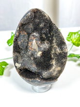 Load image into Gallery viewer, Druzy Septarian Geode Egg w/ Calcite (55A)