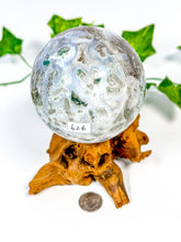 Load image into Gallery viewer, Moss Agate Sphere (62B)