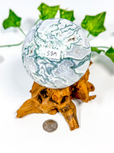 Load image into Gallery viewer, Moss Agate Sphere (58A)