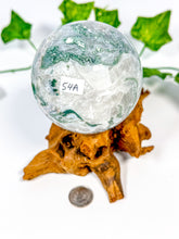 Load image into Gallery viewer, Moss Agate Sphere (54A)
