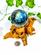 Load image into Gallery viewer, Labradorite Sphere (35B)