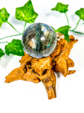 Load image into Gallery viewer, Labradorite Sphere (25C)