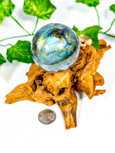 Load image into Gallery viewer, Labradorite Sphere (25i)