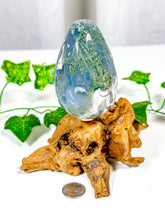 Load image into Gallery viewer, Moss Agate Egg (25B)