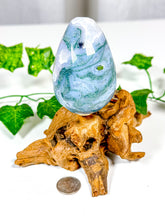 Load image into Gallery viewer, Moss Agate Egg (22A)