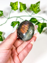 Load image into Gallery viewer, Labradorite Palmstone (8D)