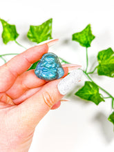 Load image into Gallery viewer, Mini Labradorite Buddha