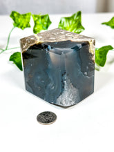 Load image into Gallery viewer, Volcanic Agate Cube (UV) 45B