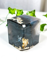 Load image into Gallery viewer, Volcanic Agate Standing Cube (UV) 45E