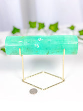 Load image into Gallery viewer, Green Emerald Fluorite Bracelet Stand (85A)