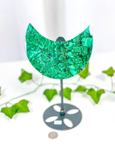 Load image into Gallery viewer, Malachite Moon on Stand (88M)