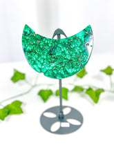 Load image into Gallery viewer, Malachite Moon on Stand (82M)