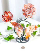 Load image into Gallery viewer, Fire Quartz Butterfly + Flower Set (75F)