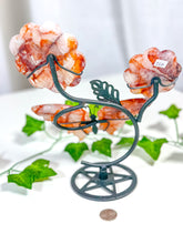 Load image into Gallery viewer, Fire Quartz Butterfly + Flower Set (75D)