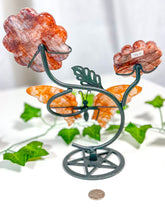 Load image into Gallery viewer, Fire Quartz Butterfly + Flower Set (75C)