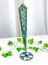 Load image into Gallery viewer, Kambaba Jasper Wand on Stand (68B)