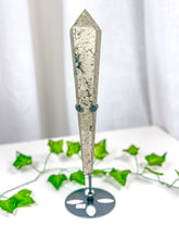 Load image into Gallery viewer, Pyrite Wand on Stand (82B)