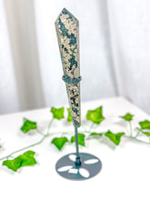 Load image into Gallery viewer, Pyrite Wand on Stand (68A)