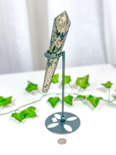 Load image into Gallery viewer, Pyrite Wand on Stand (65B)