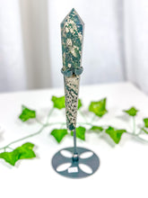 Load image into Gallery viewer, Pyrite Wand on Stand (62A)