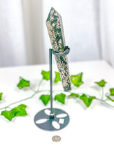 Load image into Gallery viewer, Pyrite Wand on Stand (62A)